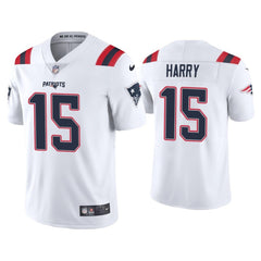 Men's New England Patriots #15 N'Keal Harry 2020 White Vapor Untouchable Limited Stitched NFL Jersey 