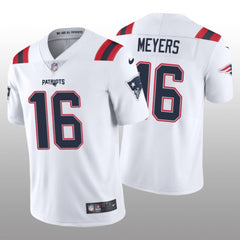 Men's New England Patriots #16 Jakobi Meyers 2020 White Vapor Untouchable Limited Stitched NFL Jersey 
