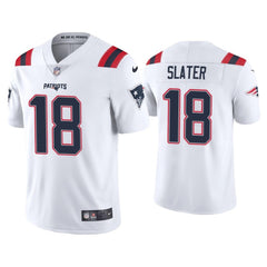 Men's New England Patriots #18 Matthew Slater 2020 White Vapor Untouchable Limited Stitched NFL Jersey 