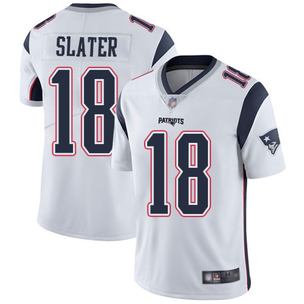 Men's New England Patriots #18 Matthew Slater White Vapor Untouchable Limited Stitched NFL Jersey 