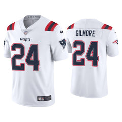 Men's New England Patriots #24 Stephon Gilmore 2020 White Vapor Untouchable Limited Stitched NFL Jersey 