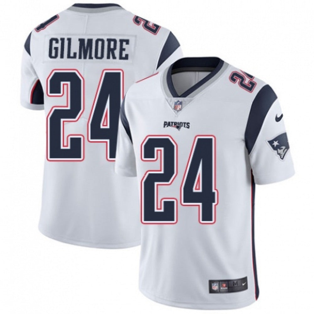 Men's New England Patriots #24 Stephon Gilmore White Vapor Untouchable Limited Stitched NFL Jersey 