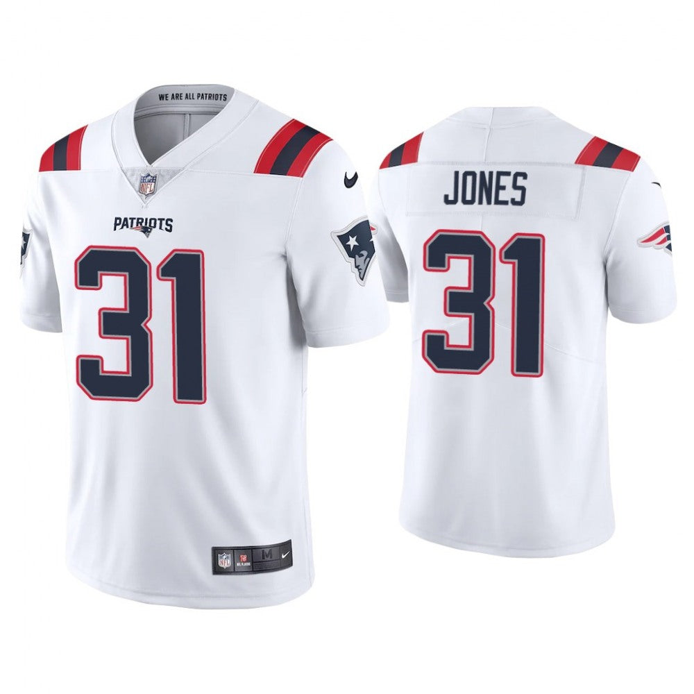 Men's New England Patriots #31 Jonathan Jones 2020 White Vapor Untouchable Limited Stitched NFL Jersey 