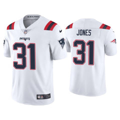 Men's New England Patriots #31 Jonathan Jones 2020 White Vapor Untouchable Limited Stitched NFL Jersey 