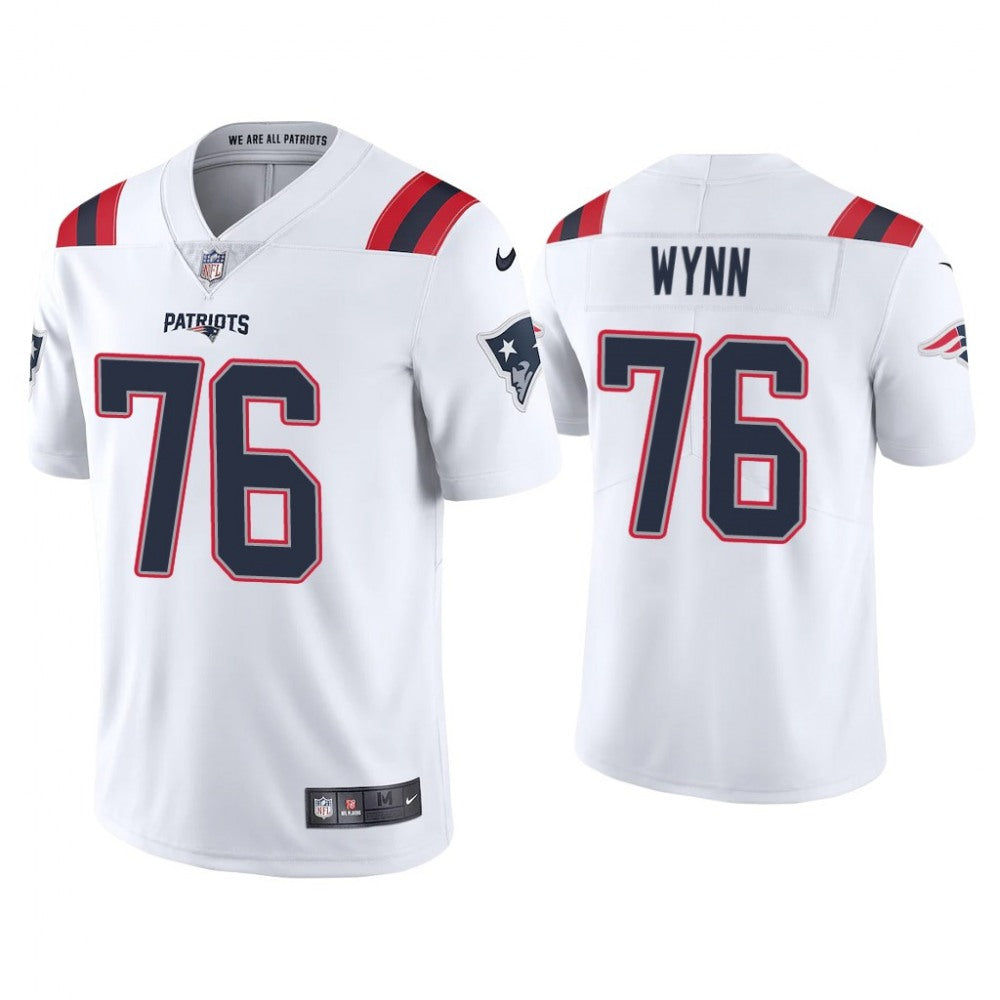 Men's New England Patriots #76 Isaiah Wynn 2020 White Vapor Untouchable Limited Stitched NFL Jersey 