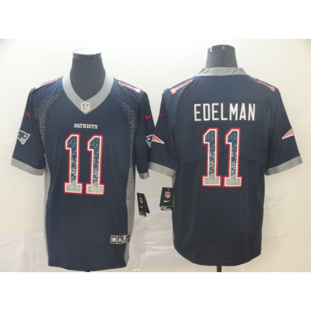 Men's New England Patriots #11 Julian Edelman Color Rush Limited Stitched NFL Jersey 