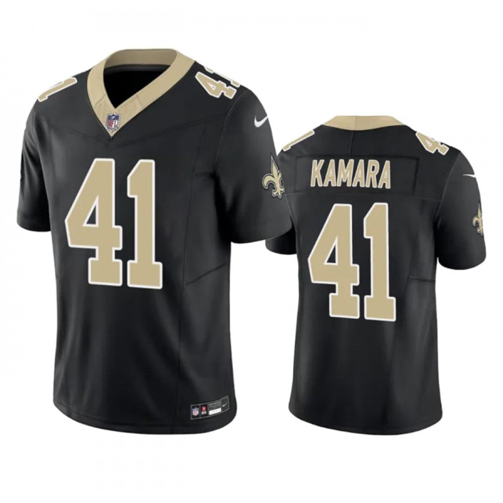 Men's New Orleans Saints #41 Alvin Kamara Black 2023 F.U.S.E. Vapor Untouchable Limited Stitched Jersey 