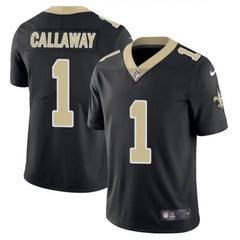 Men's New Orleans Saints #1 Marquez Callaway 2021 Black Vapor Untouchable Limited Stitched Jersey 