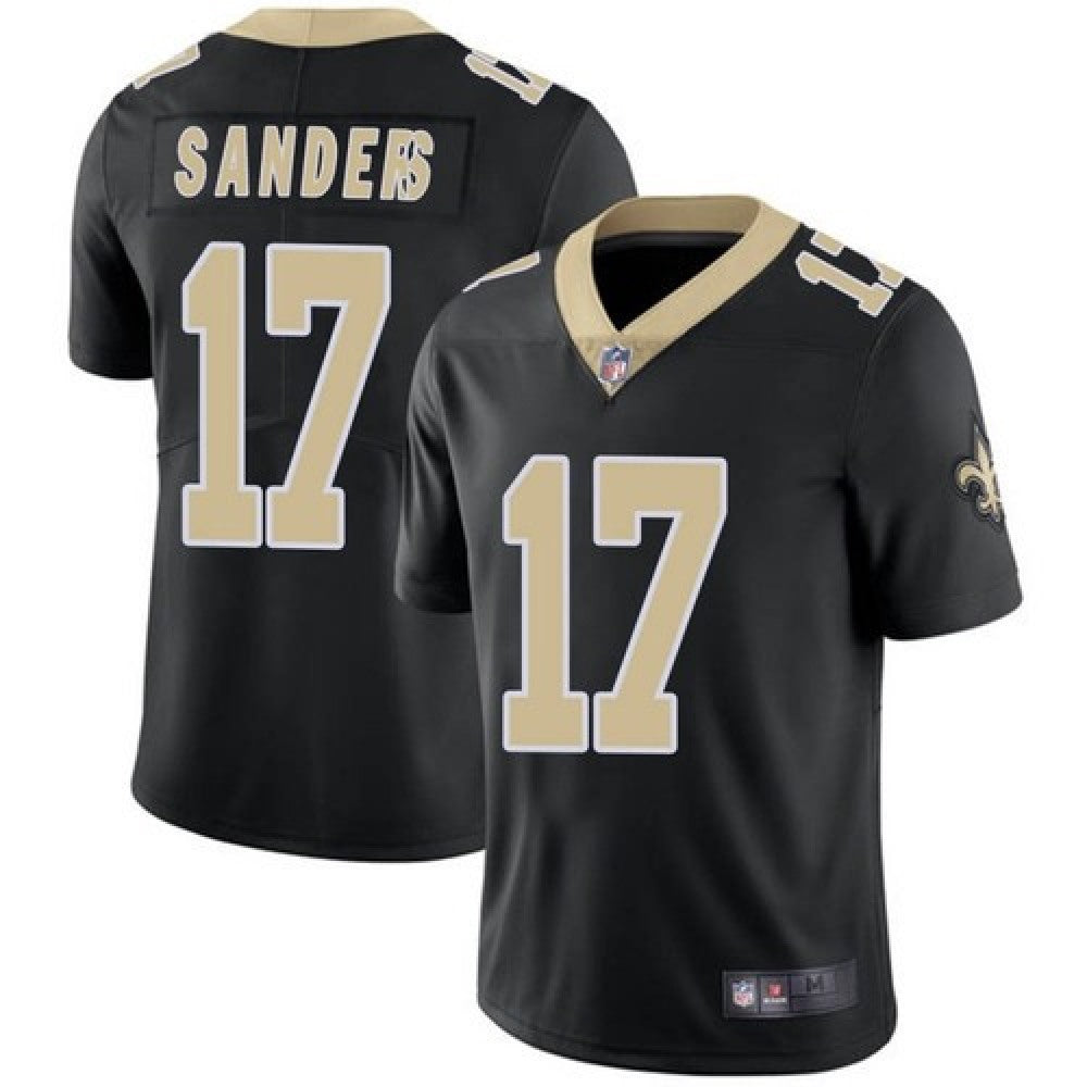 Men's New Orleans Saints #17 Emmanuel Sanders Black Vapor Untouchable Limited Stitched Jersey 