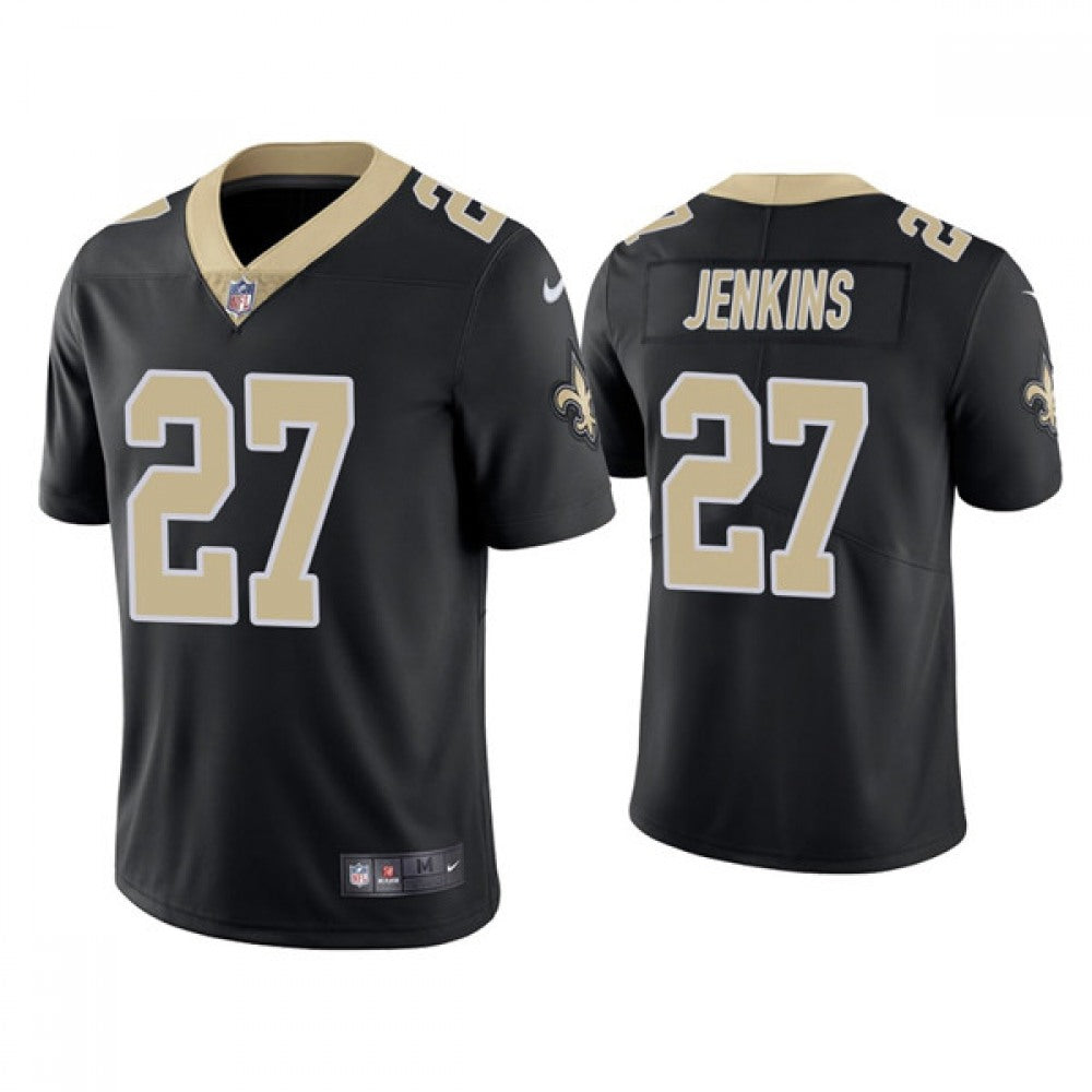 Men's New Orleans Saints Saints #27 Malcolm Jenkins 2021 Black Vapor Untouchable Limited Stitched Jersey 