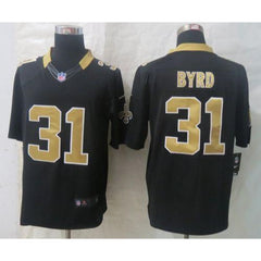 Saints #31 Jairus Byrd Black Team Color Men's Stitched NFL Limited Jersey 