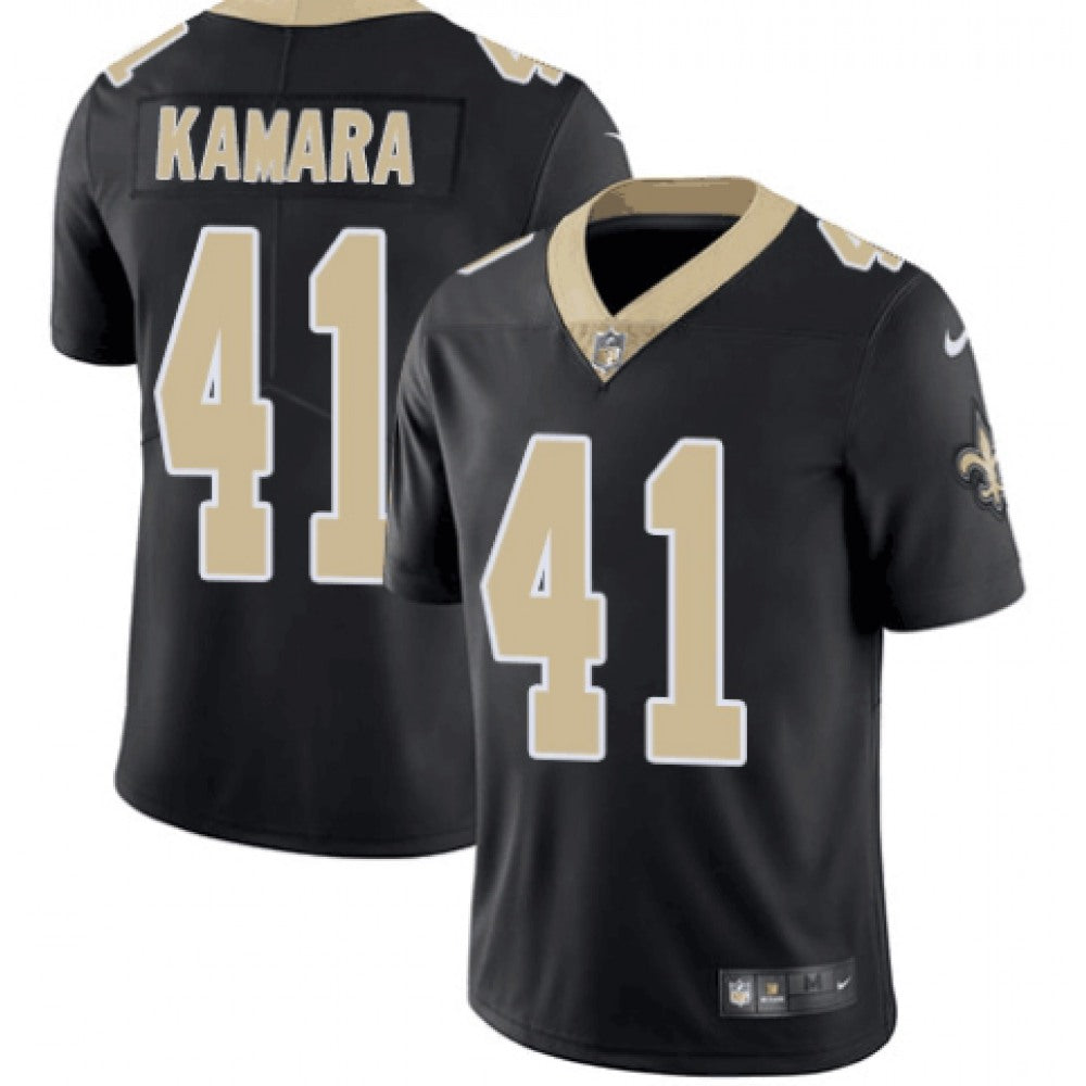 Men's New Orleans Saints #41 Alvin Kamara Black Vapor Untouchable Limited Stitched NFL Jersey 