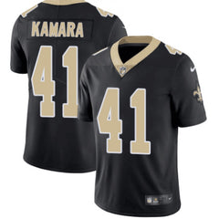 Men's New Orleans Saints #41 Alvin Kamara Black Vapor Untouchable Limited Stitched NFL Jersey 