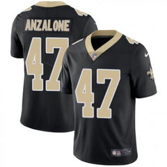 Men's New Orleans Saints #47 Alex Anzalone Black Vapor Untouchable Limited Stitched NFL Jersey 