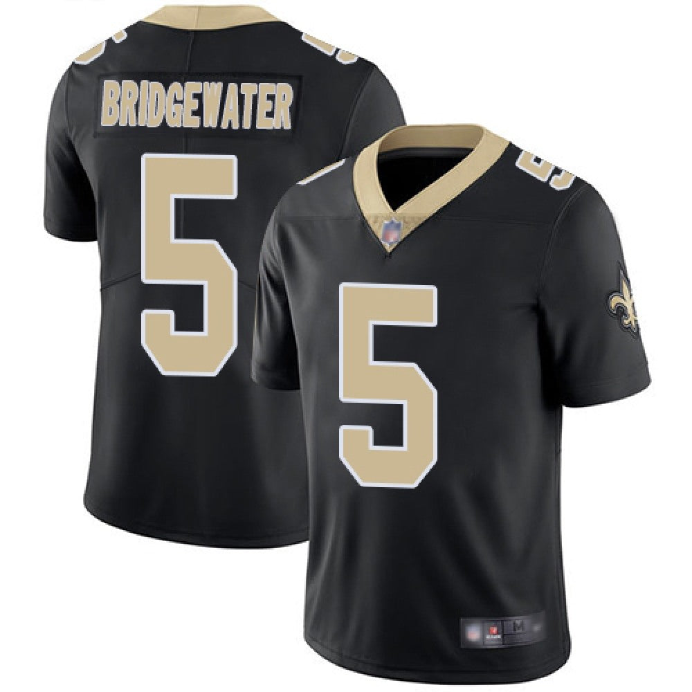 Men's New Orleans Saints #5 Teddy Bridgewater Black Vapor Untouchable Limited Stitched NFL Jersey 
