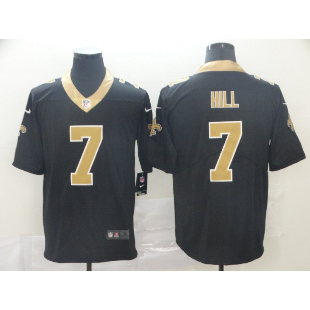 Men's New Orleans Saints #7 Taysom Hill Black Vapor Untouchable Limited Stitched NFL Jersey 