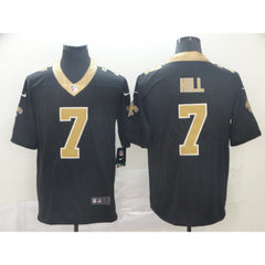 Men's New Orleans Saints #7 Taysom Hill Black Vapor Untouchable Limited Stitched NFL Jersey 