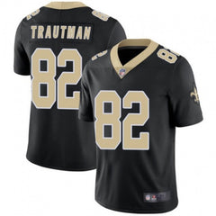 Men's New Orleans Saints #82 Adam Trautman Black Vapor Untouchable Limited Stitched Jersey 