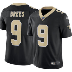 Men's New Orleans Saints #9 Drew Brees Black 2019 100th Season Vapor Untouchable Limited Stitched NFL Jersey 