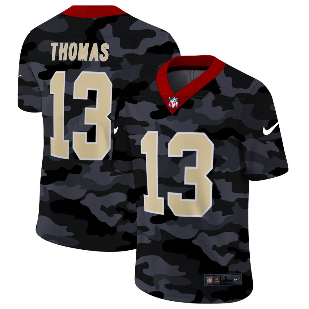 Men's New Orleans Saints #13 Michael Thomas 2020 Camo Limited Stitched Jersey 