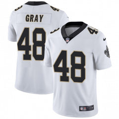Men's New Orleans Saints #48 J.T. Gray White Vapor Untouchable Limited Stitched NFL Jersey 