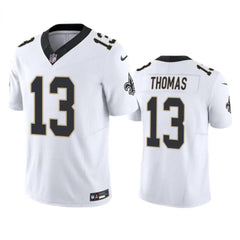 Men's New Orleans Saints #13 Michael Thomas White 2023 F.U.S.E. Vapor Untouchable Limited Stitched Jersey 