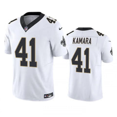 Men's New Orleans Saints #41 Alvin Kamara White 2023 F.U.S.E. Vapor Untouchable Limited Stitched Jersey 