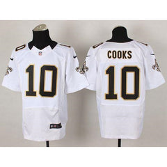 Saints #10 Brandin Cooks White Men's Stitched NFL Elite Jersey 