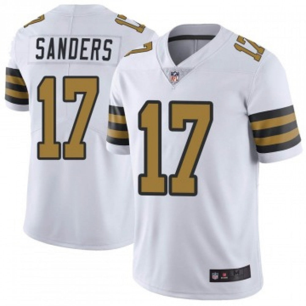 Men's New Orleans Saints #17 Emmanuel Sanders White Color Rush Limited Stitched Jersey 