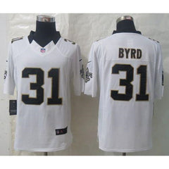 Saints #31 Jairus Byrd White Men's Stitched NFL Limited Jersey 