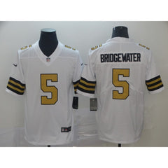 Men's New Orleans Saints #5 Teddy Bridgewater White Color Rush Limited Stitched NFL Jersey 