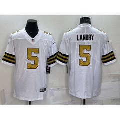 Men's New Orleans Saints #5 Jarvis Landry White Color Rush Limited Stitched Jersey 