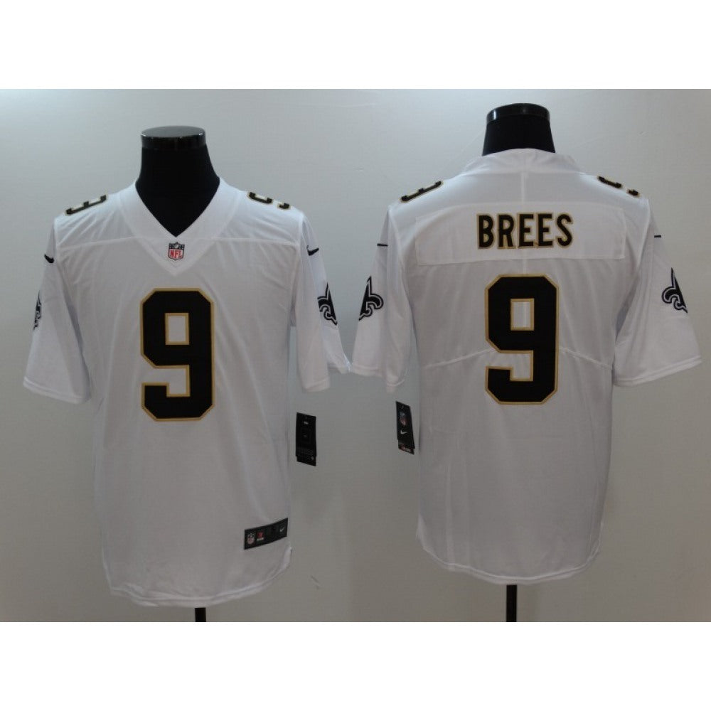 Men's New Orleans Saints #9 Drew Brees White Vapor Untouchable Limited Stitched NFL Jersey 