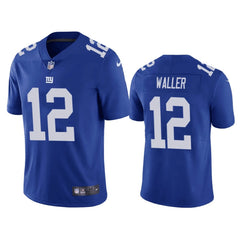 Men's New York Giants #12 Darren Waller Blue Vapor Untouchable Limited Stitched Jersey 
