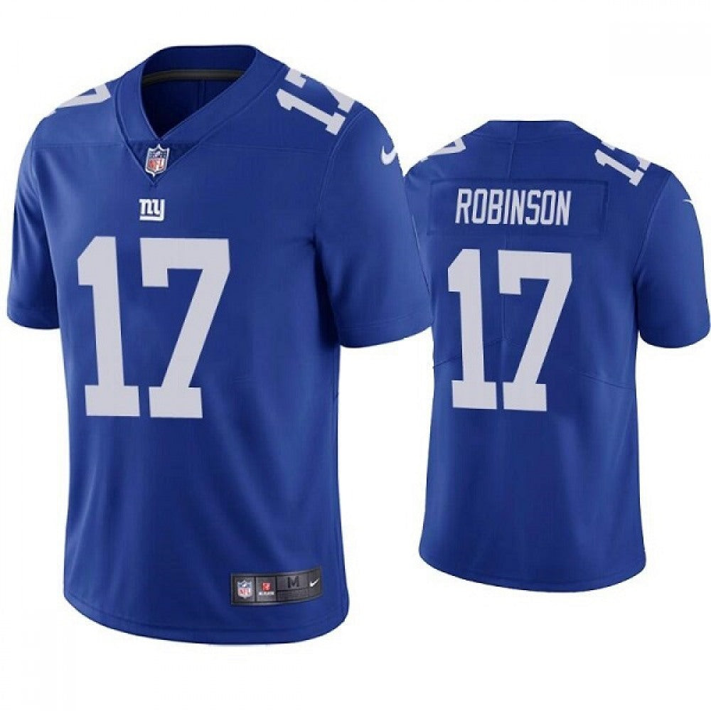 Men's New York Giants #17 Wan'Dale Robinson Blue Vapor Limited Stitched Jersey 