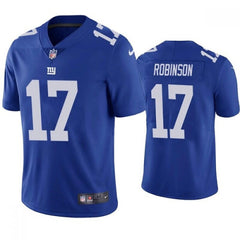 Men's New York Giants #17 Wan'Dale Robinson Blue Vapor Limited Stitched Jersey 