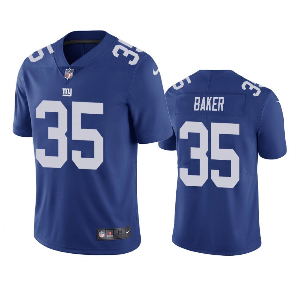 Men's New York Giants #35 Deandre Baker Blue Vapor Untouchable Limited Stitched NFL Jersey 