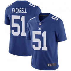 Men's New York Giants #51 Kyler Fackrell Blue Vapor Untouchable Limited Stitched Jersey 