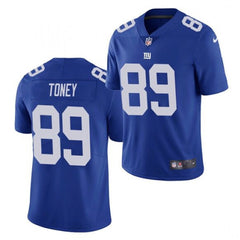 Men's New York Giants #89 Kadarius Toney Blue Vapor Untouchable Limited Stitched NFL Jersey 