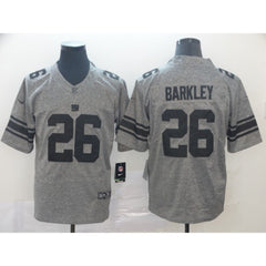 Men's New York Giants #26 Saquon Barkley Grey Limited NFL Jersey 