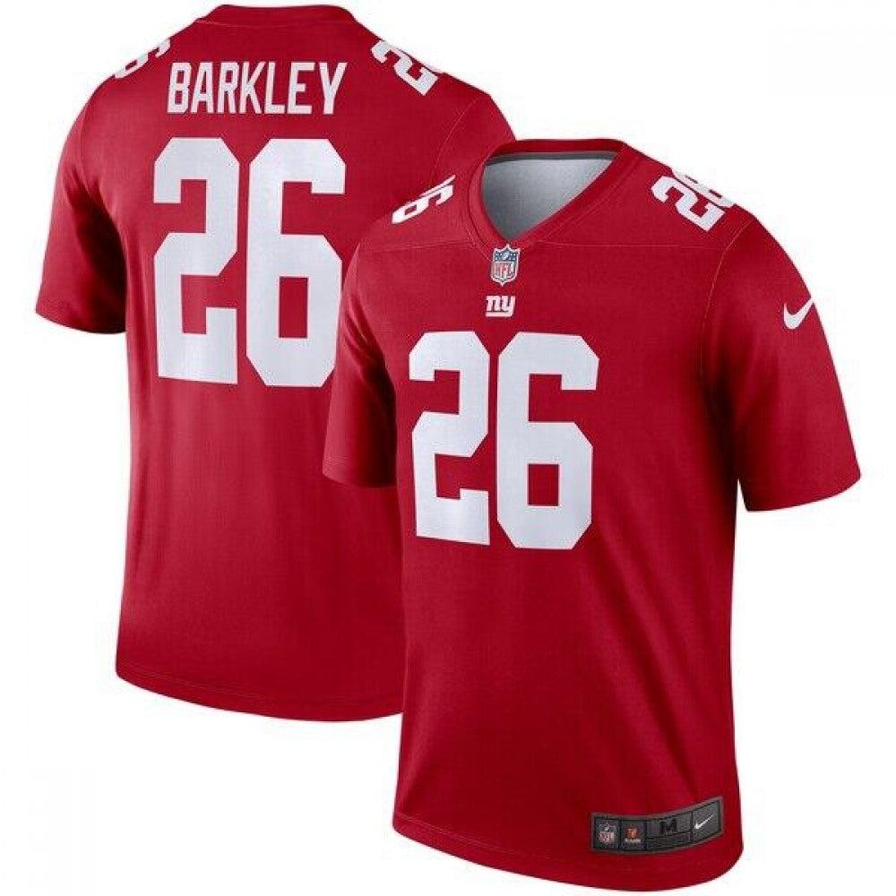 Men's New York Giants #26 Saquon Barkley Red Inverted Legend Jersey 
