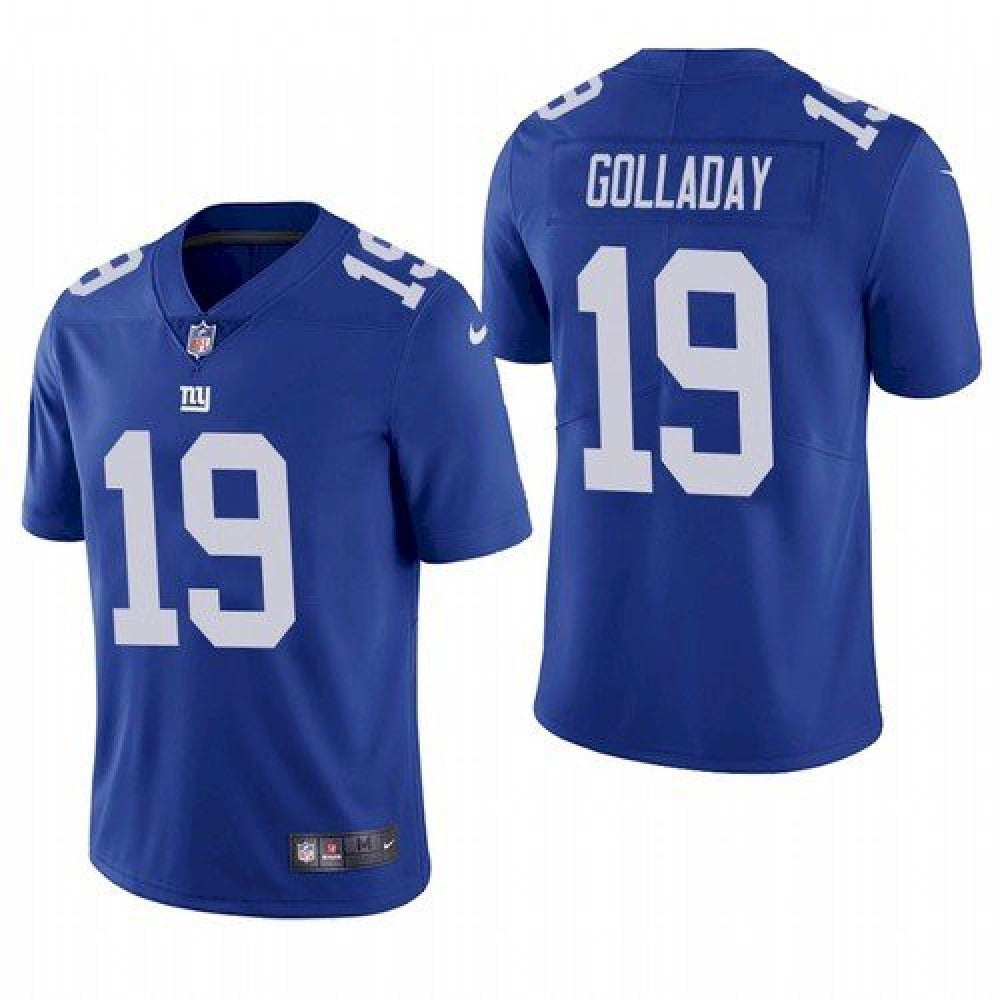 Men's New York Giants #19 Kenny Golladay Royal Blue Stitched NFL Jersey 