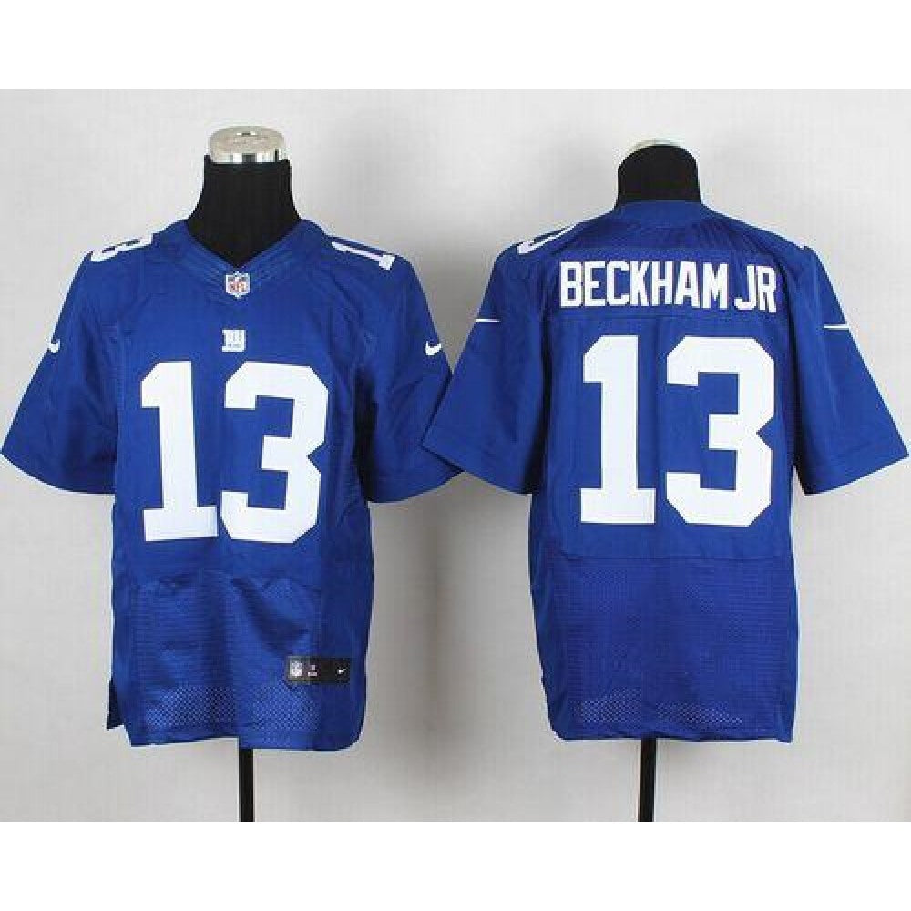 Giants #13 Odell Beckham Jr Royal Blue Team Color Men's Stitched NFL Elite Jersey 