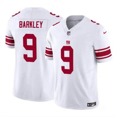 Men's New York Giants #9 Matt Barkley White 2023 F.U.S.E. Vapor Untouchable Limited Stitched Jersey 