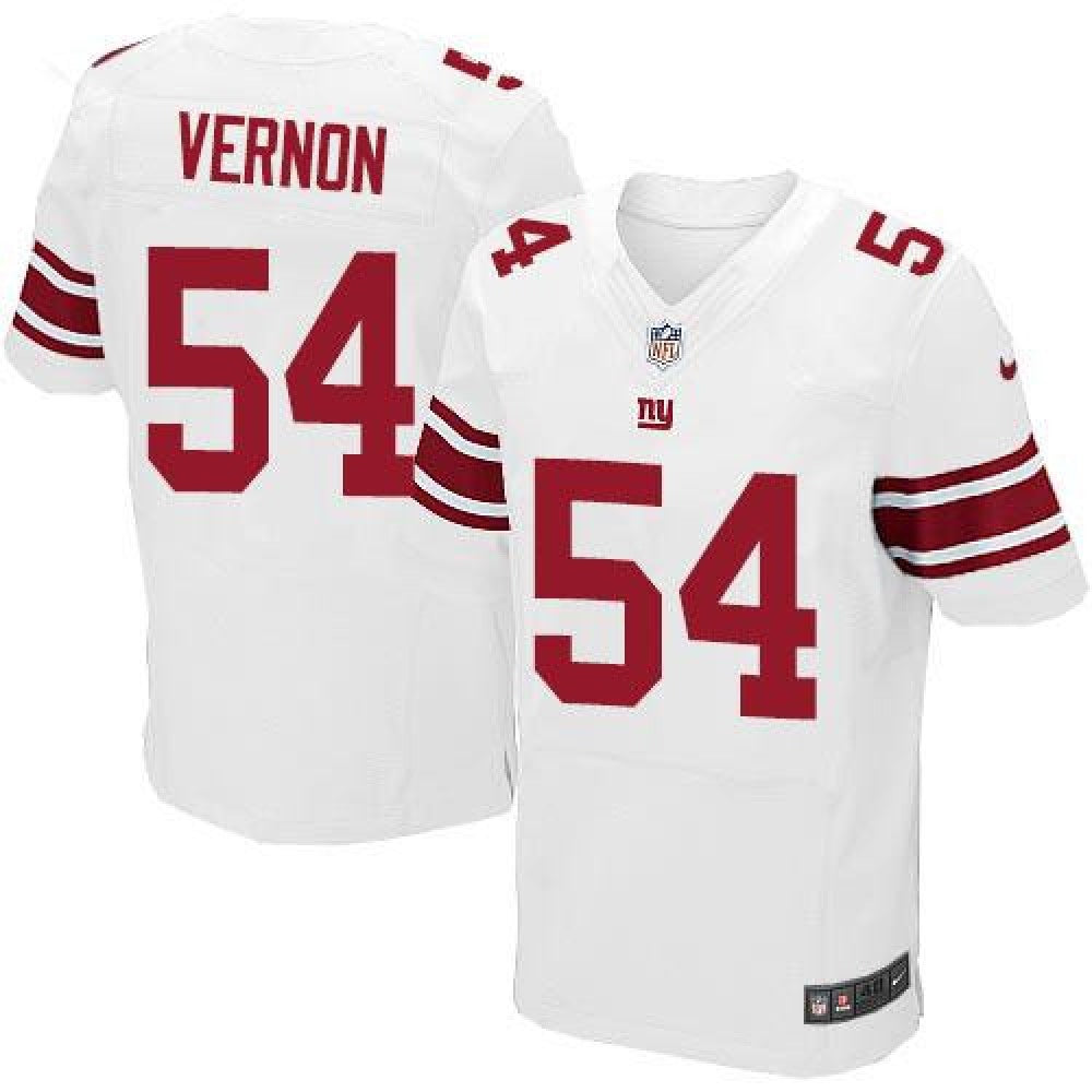 Giants #54 Olivier Vernon White Men's Stitched NFL Elite Jersey 