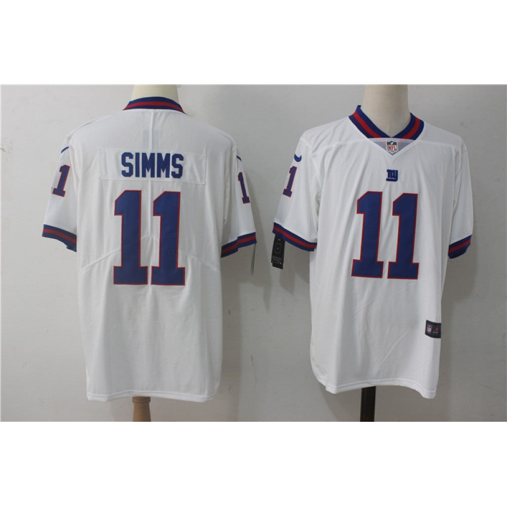 Men's New York Giants #11 Phil Simms White Vapor Untouchable Limited Stitched NFL Jersey 