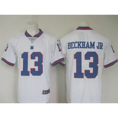 Men's New York Giants #13 Odell Beckham Jr White Limited Rush Stitched NFL Jersey 