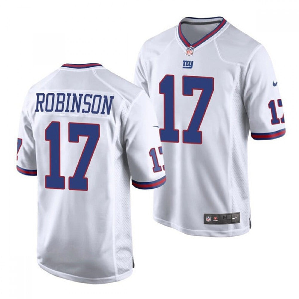 Men's New York Giants #17 Wan'Dale Robinson White Color Rush Limited Stitched Jersey 