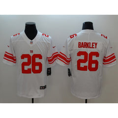 Men's New York Giants #26 Saquon Barkley White 2018 NFL Draft Vapor Untouchable Limited Stitched Jersey 