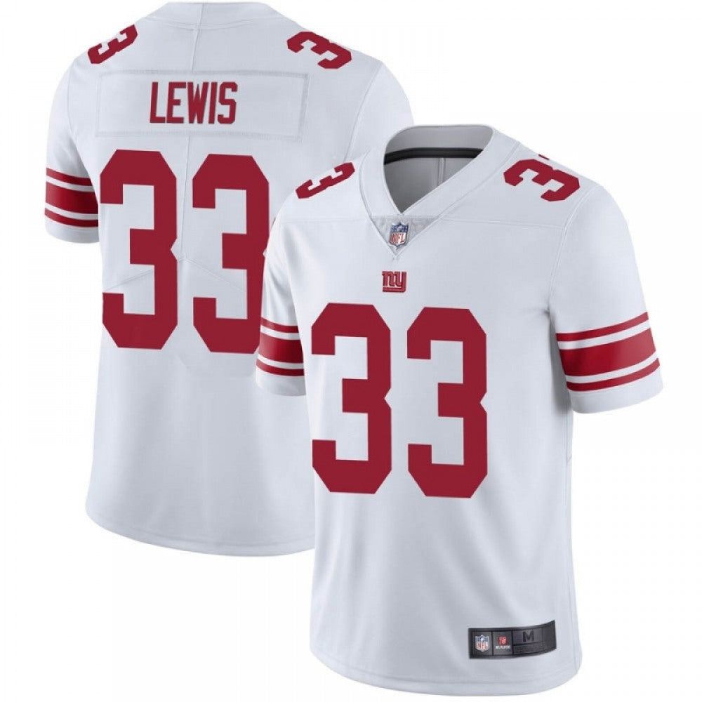 Men's New York Giants #33 Dion Lewis White Vapor Untouchable Limited Stitched Jersey 
